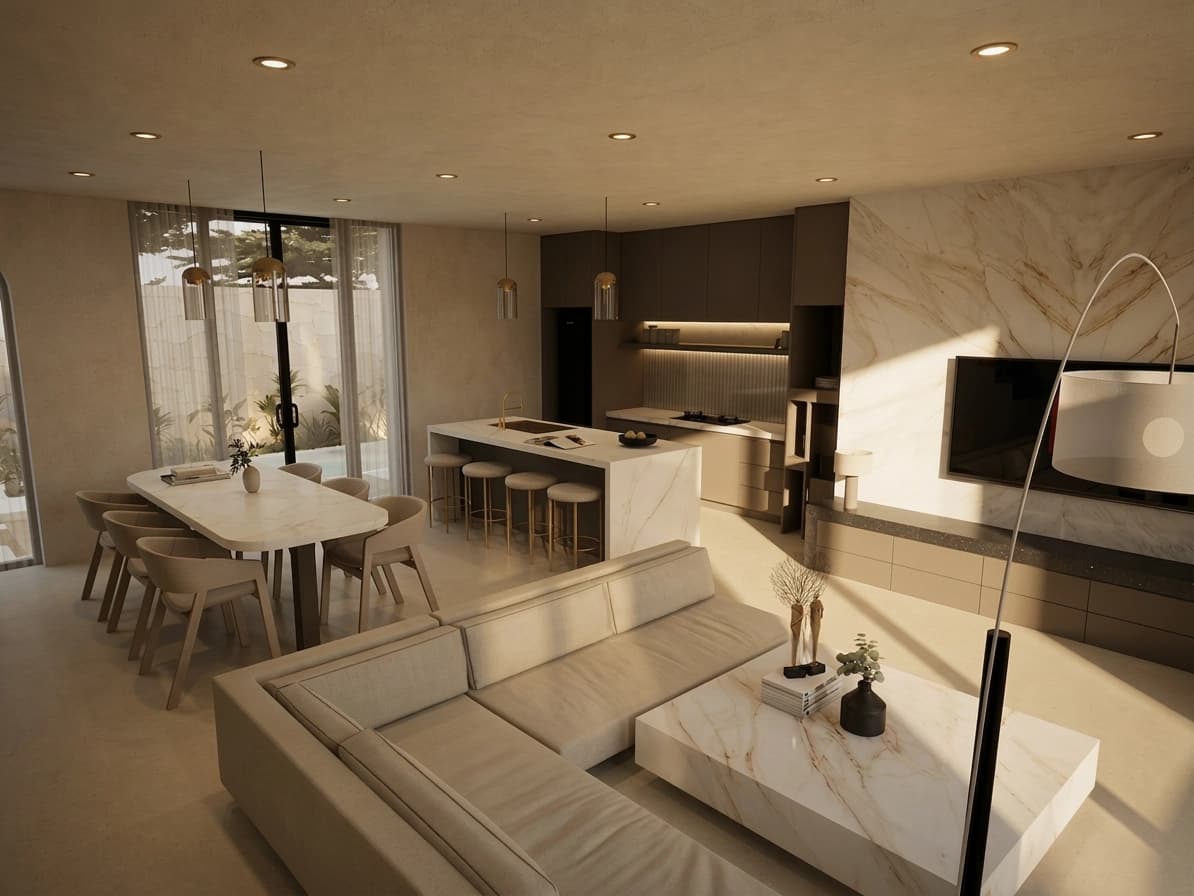 Kitchen & Living